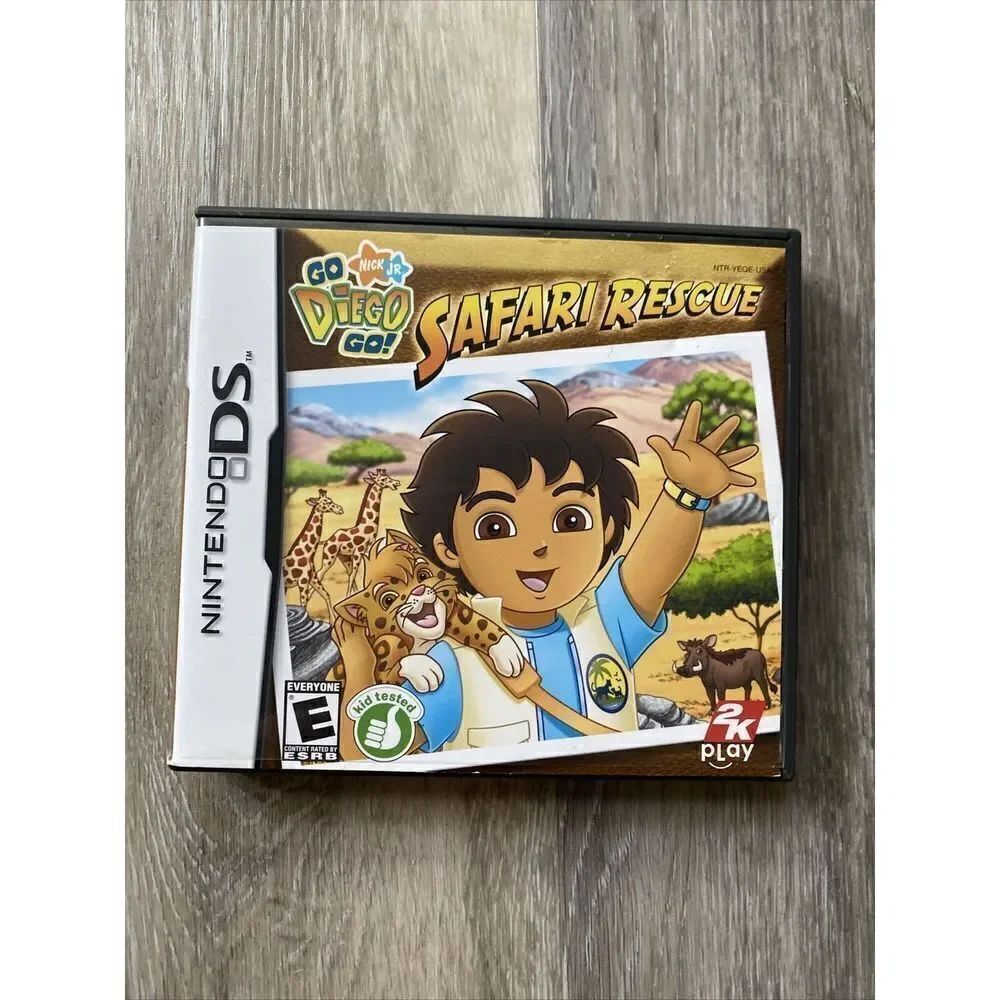NINTENDO DS GO DIEGO GO! SAFARI RESCUE - RATED E FOR EVERYONE NICK JR.